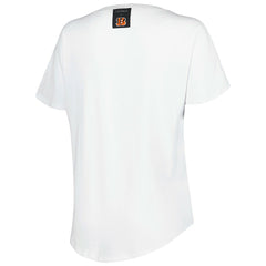 Cincinnati Bengals KIYA TOMLIN Women's V-Neck T-Shirt White