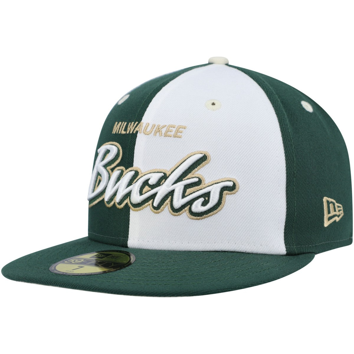 Script Pinwheel 59FIFTY Fitted Hat Hunter Green/White | New Era US