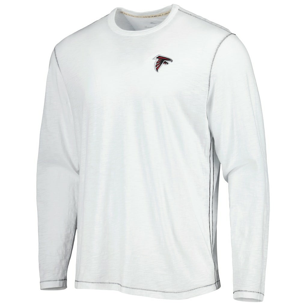 Atlanta Falcons Laces Out Billboard Long Sleeve T-Shirt White