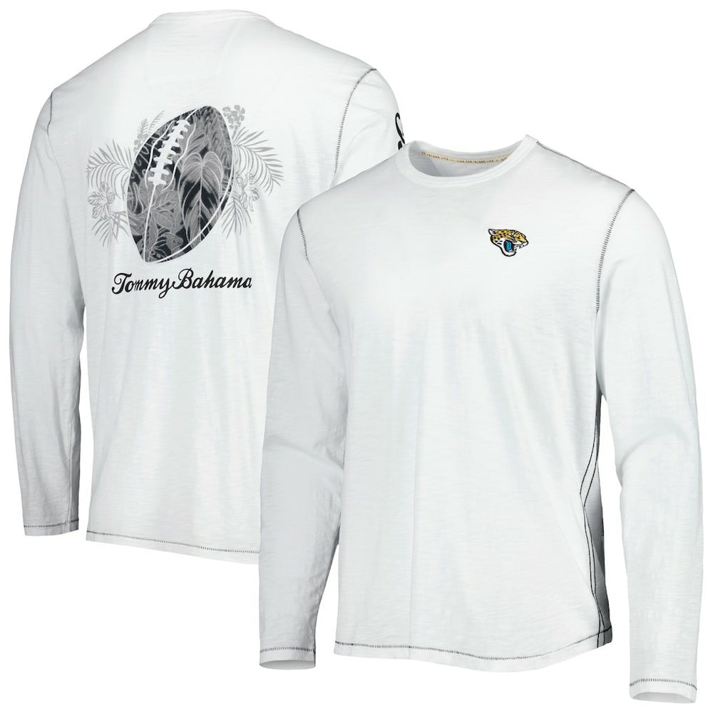 Jacksonville Jaguars Laces Out Billboard Long Sleeve T-Shirt White