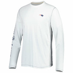 New England Patriots Laces Out Billboard Long Sleeve T-Shirt White