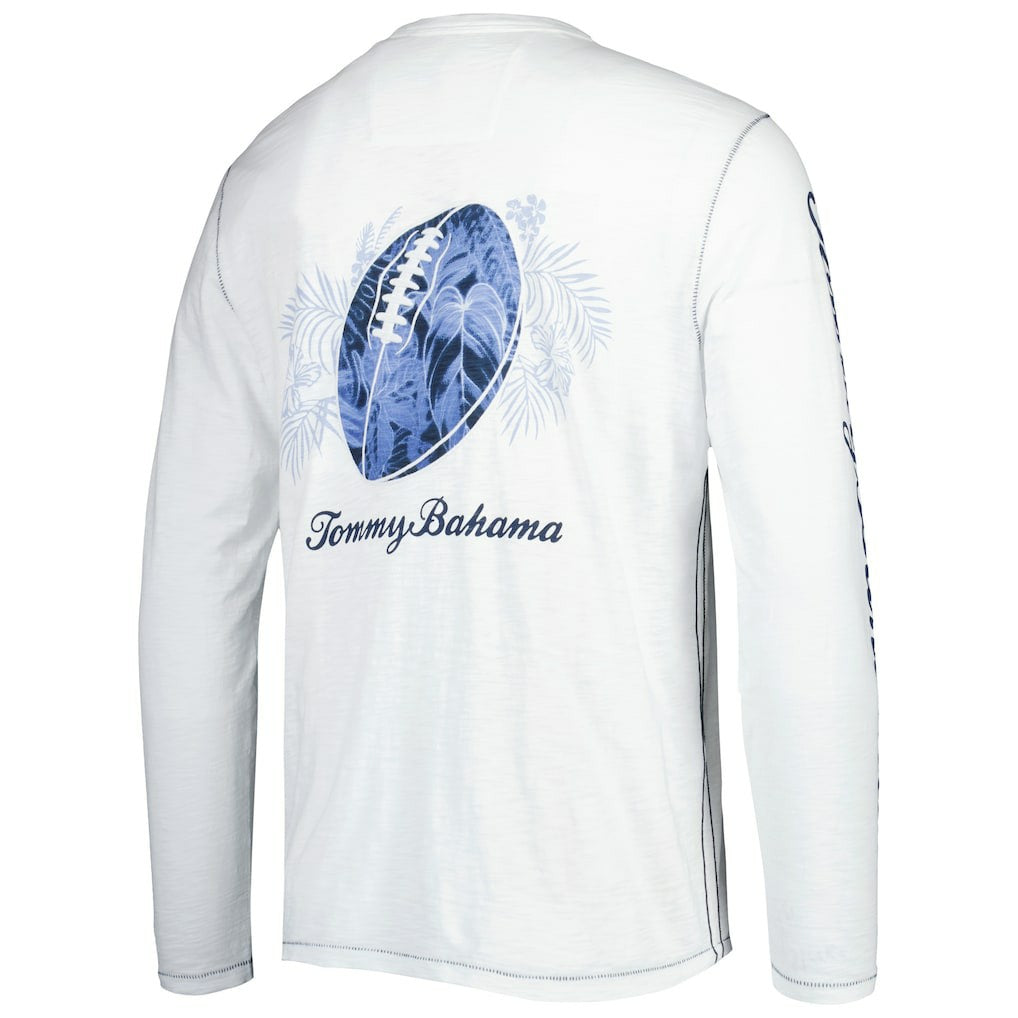 New England Patriots Laces Out Billboard Long Sleeve T-Shirt White