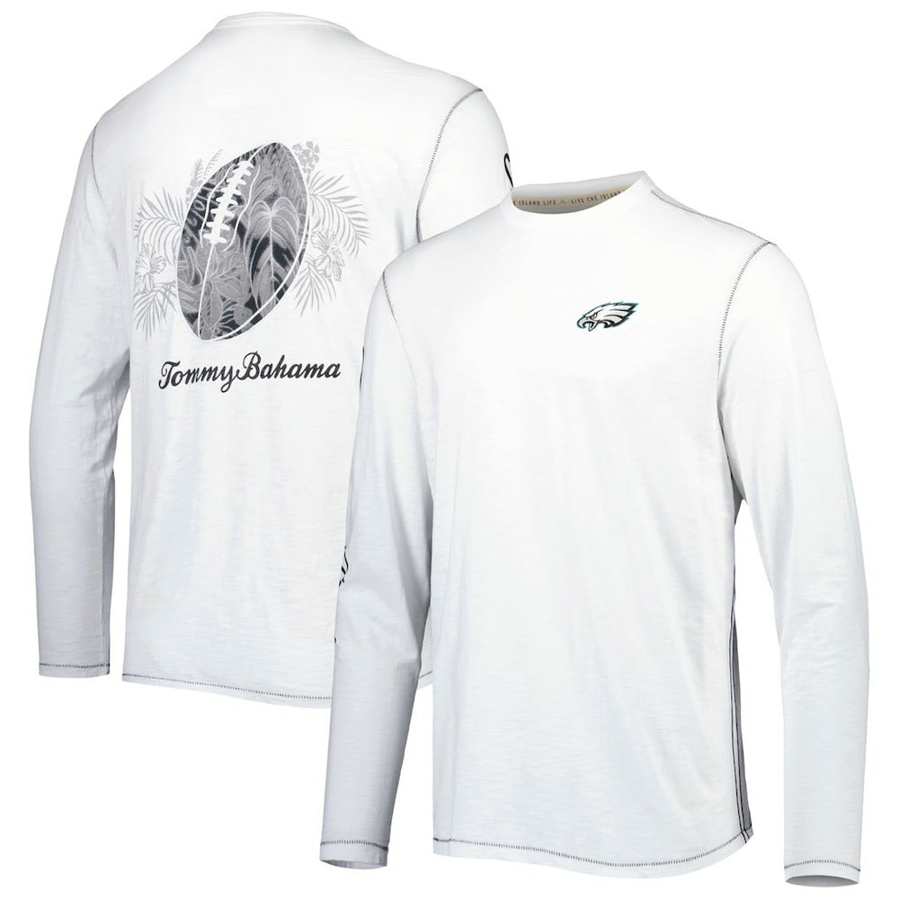 Philadelphia Eagles Laces Out Billboard Long Sleeve T-Shirt White
