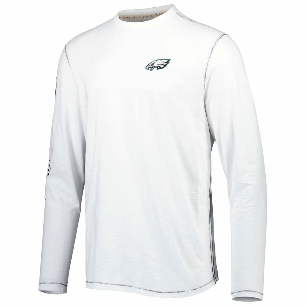Philadelphia Eagles Laces Out Billboard Long Sleeve T-Shirt White