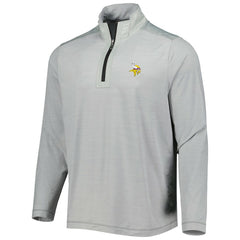 Minnesota Vikings On Deck IslandZone Half-Zip Jacket Gray