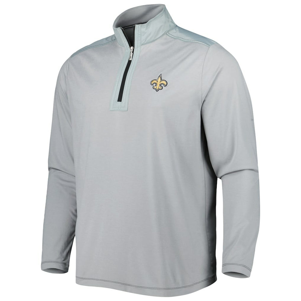 New Orleans Saints On Deck IslandZone Half-Zip Jacket Gray