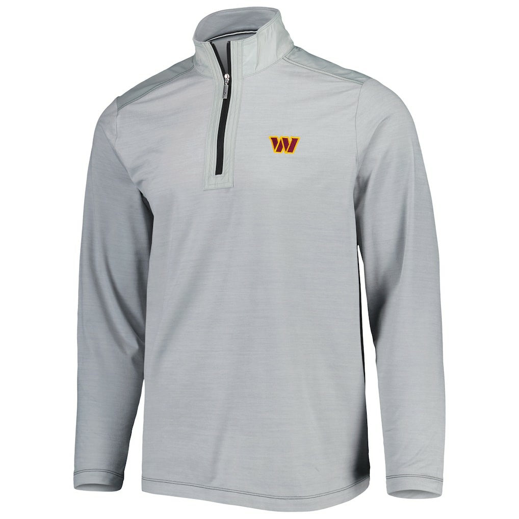 Washington Commanders On Deck IslandZone Half-Zip Jacket Gray