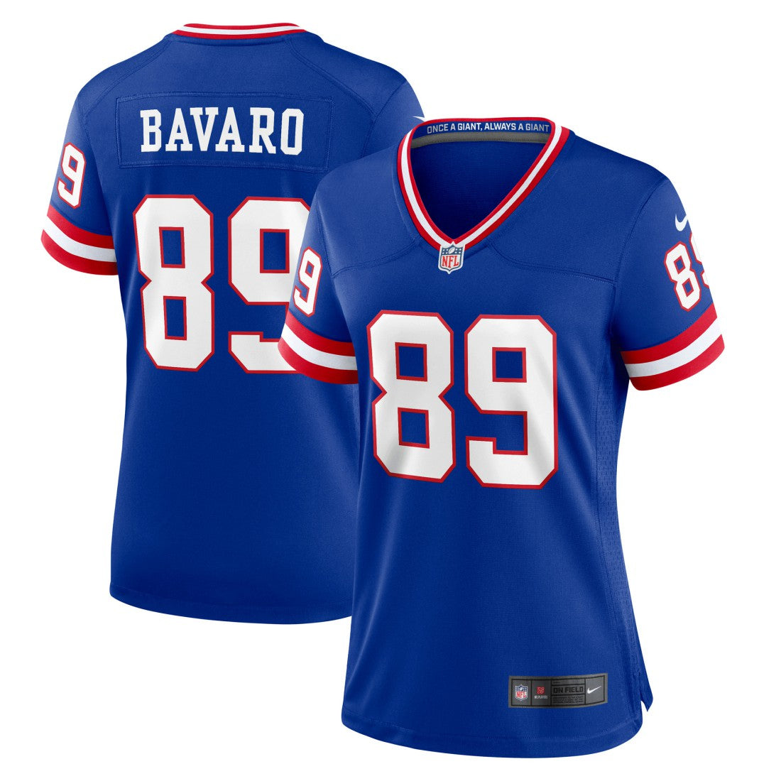 Nike Mark Bavaro New York Giants Women's Classic Retired Player Game Jersey Royal