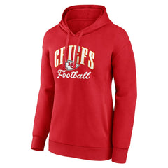 Fanatics Kansas City Chiefs Women's Team Logo Victory Script Pullover Hoodie Red