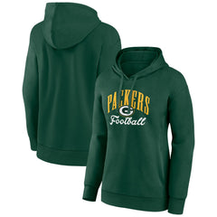 Fanatics Green Bay Packers Women's Team Logo Victory Script Pullover Hoodie Green