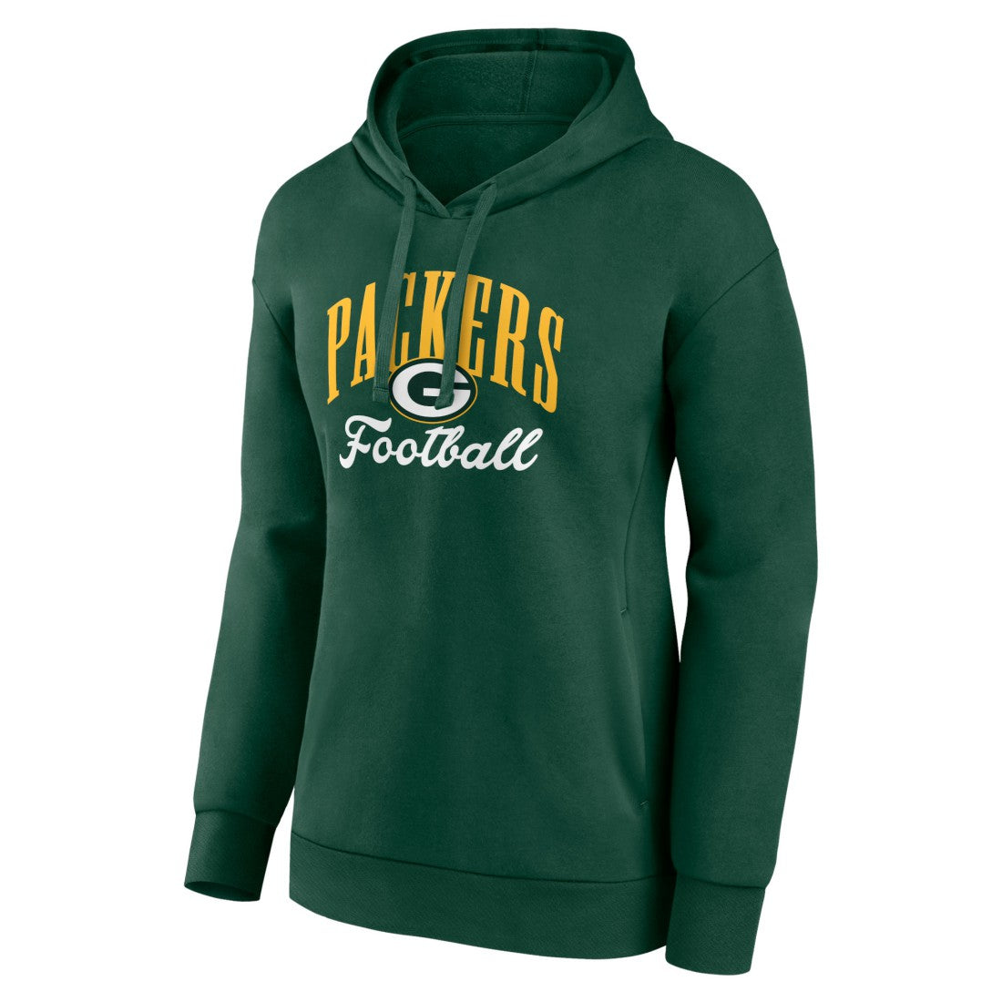 Fanatics Green Bay Packers Women's Team Logo Victory Script Pullover Hoodie Green