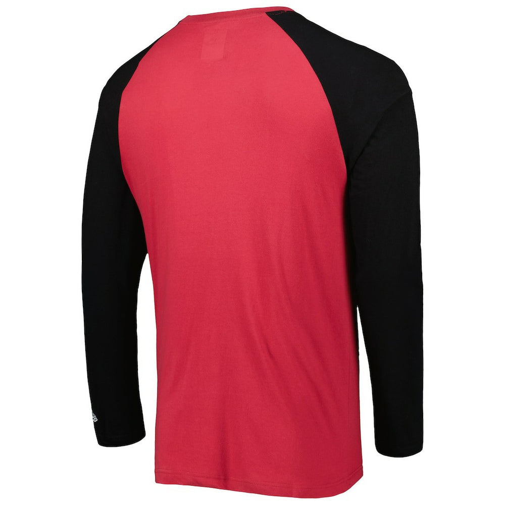 Arizona Cardinals New Era Current Raglan Long Sleeve T-Shirt Cardinal