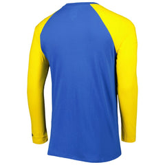 Los Angeles Rams New Era Current Raglan Long Sleeve T-Shirt Royal