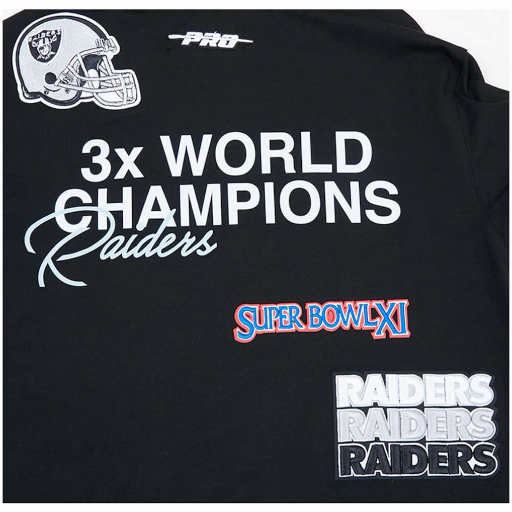 Las Vegas Raiders Pro Standard Championship T-Shirt Black