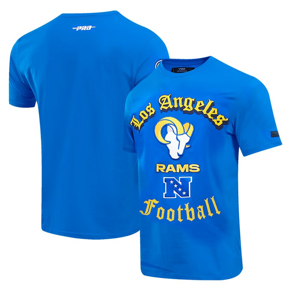 Los Angeles Rams Pro Standard Old English T-Shirt Royal