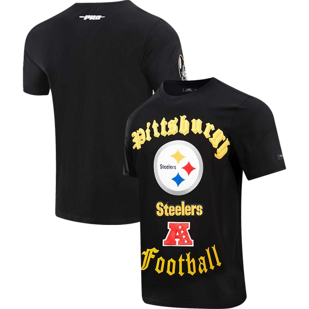 Pittsburgh Steelers Pro Standard Old English T-Shirt Black