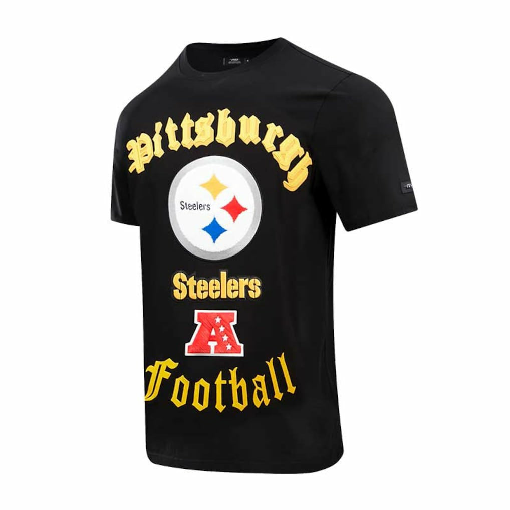 Pittsburgh Steelers Pro Standard Old English T-Shirt Black