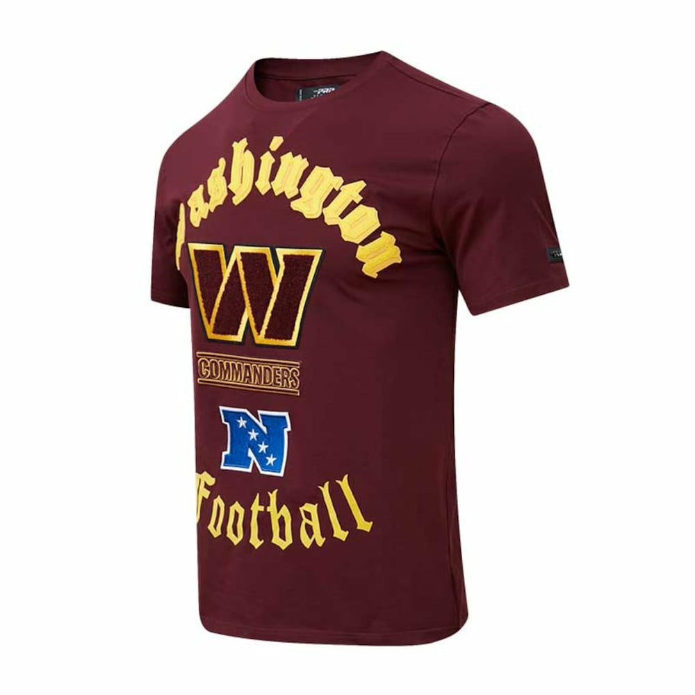Washington Commanders Pro Standard Old English T-Shirt Burgundy