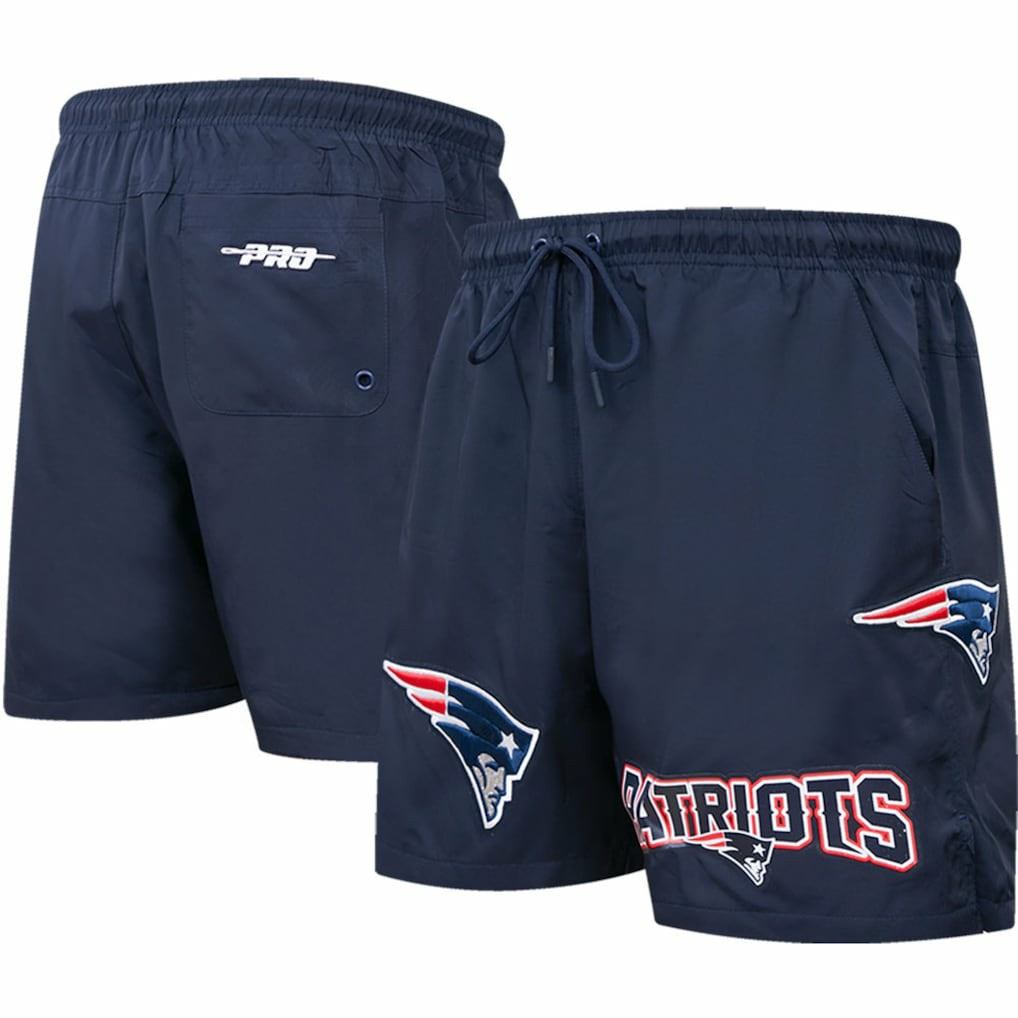 New England Patriots Pro Standard Woven Shorts Navy