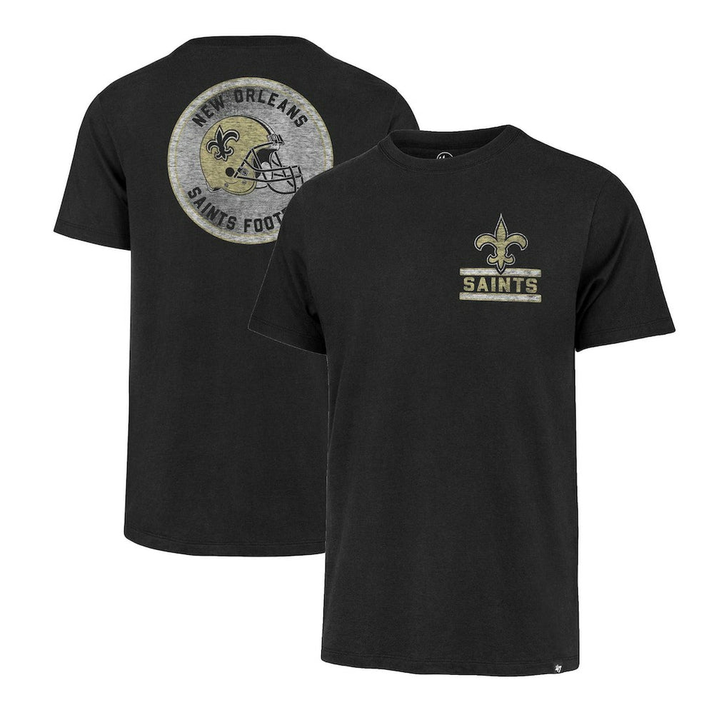 47 brand New Orleans Saints '47 Open Field Franklin T-Shirt Black