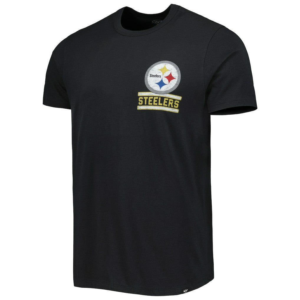 47 brand Pittsburgh Steelers '47 Open Field Franklin T-Shirt Black