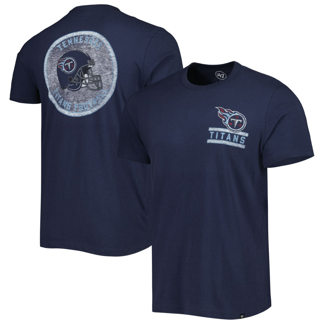 47 brand Tennessee Titans '47 Open Field Franklin T-Shirt Navy