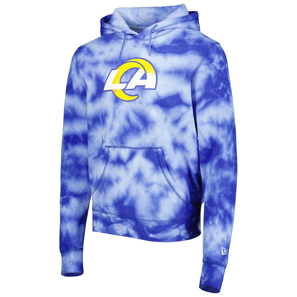 Los Angeles Rams New Era Team Tie-Dye Pullover Hoodie Royal