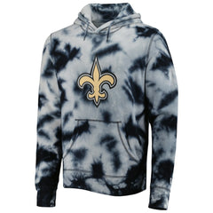 New Orleans Saints New Era Team Tie-Dye Pullover Hoodie Black