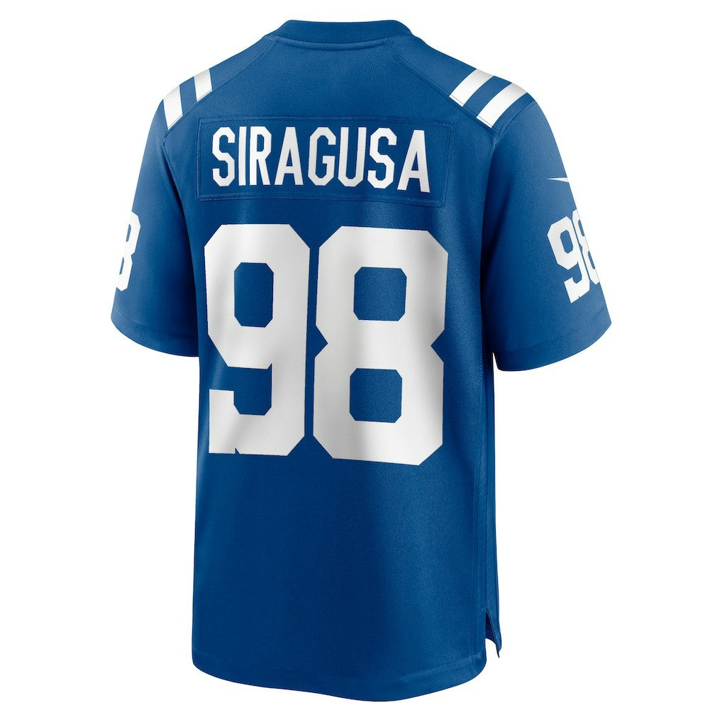 Nike Tony Siragusa Indianapolis Colts Game Retired Player Jersey Royal
