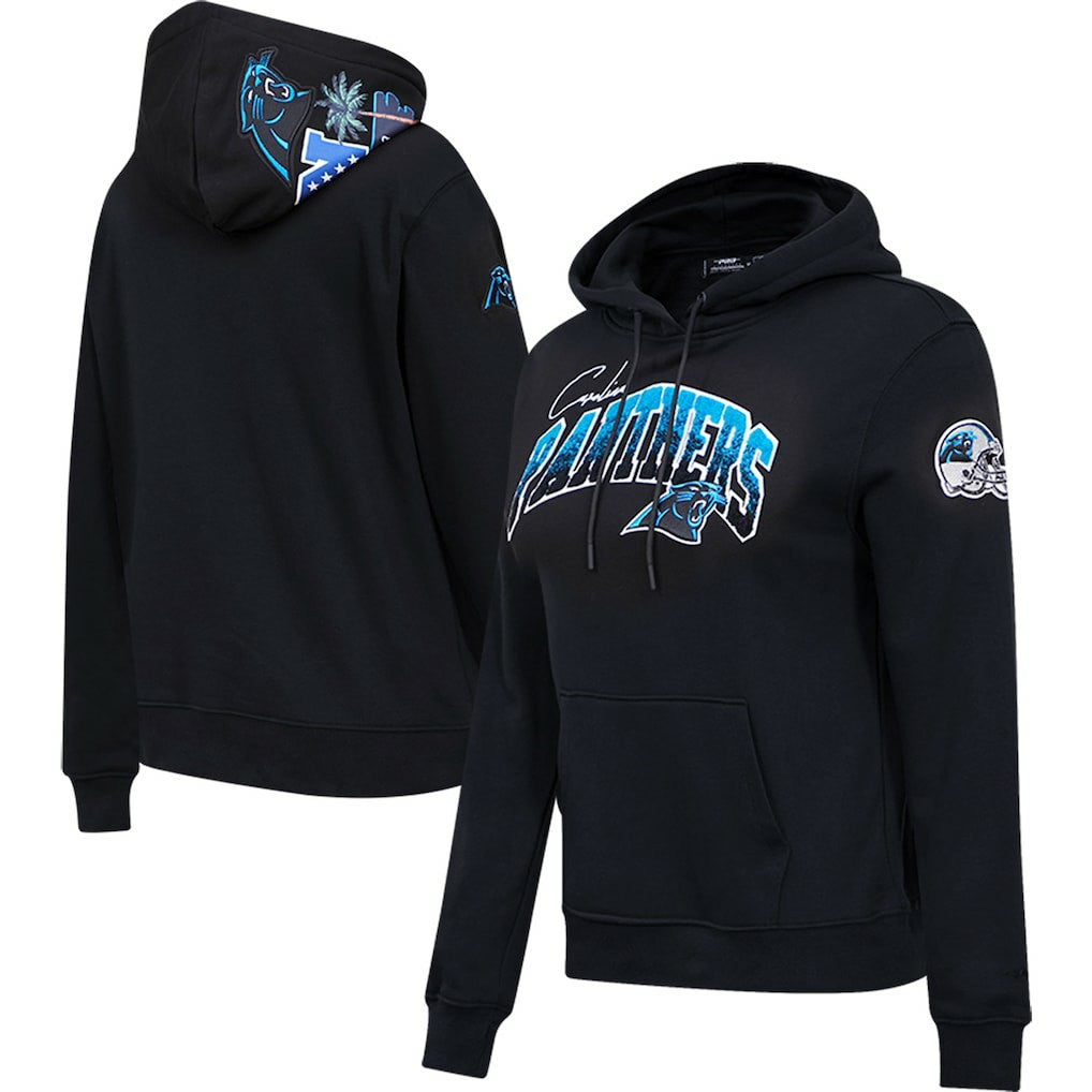 Carolina Panthers Pro Standard Women's Local Patch Pullover Hoodie Black