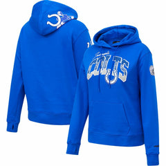 Indianapolis Colts Pro Standard Women's Local Patch Pullover Hoodie Royal