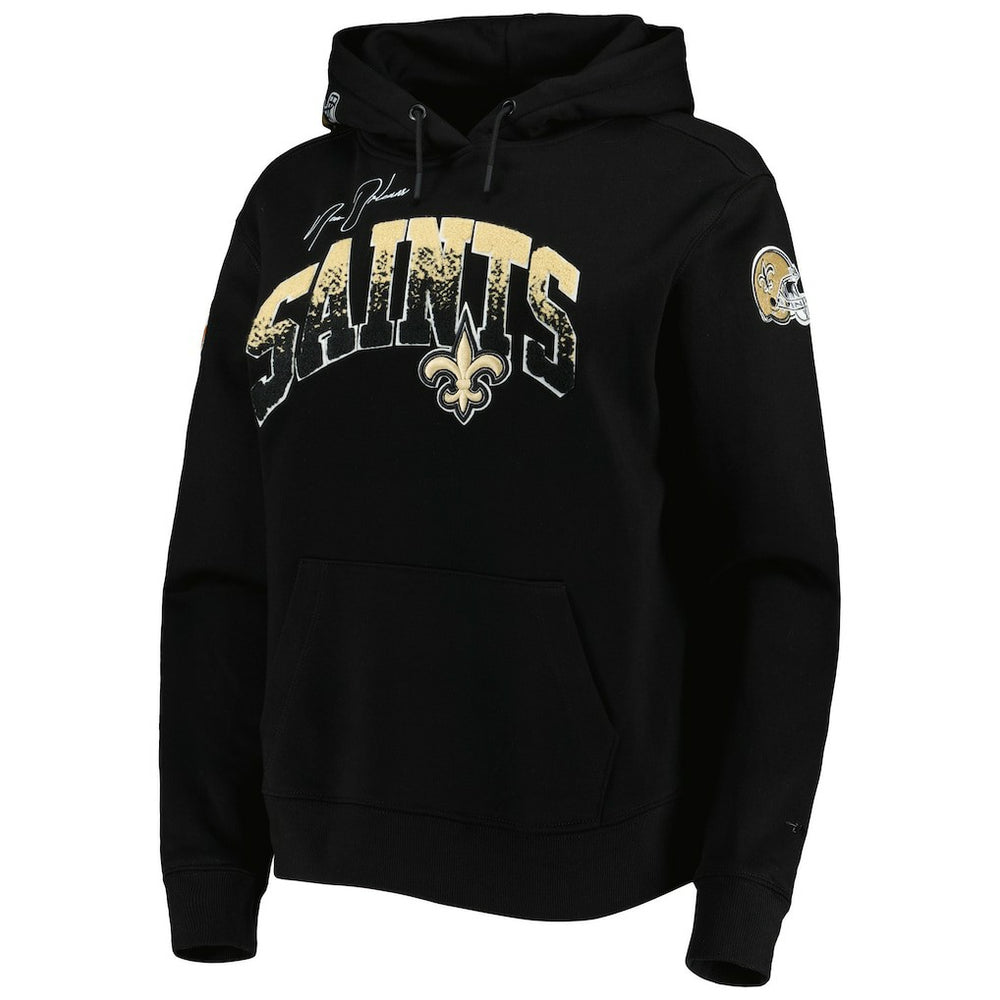 New Orleans Saints Pro Standard Women's Local Patch Pullover Hoodie Black