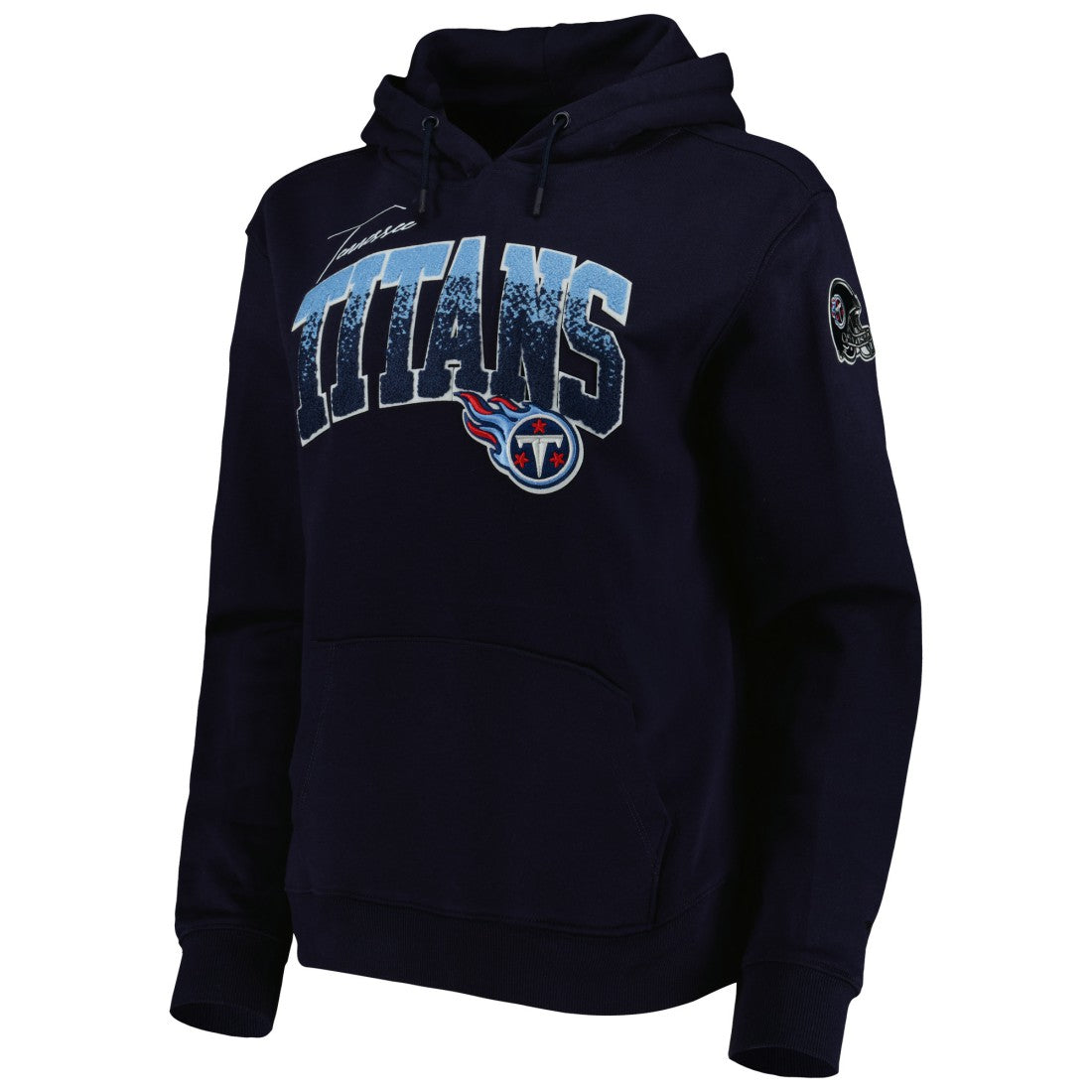 Tennessee Titans Pro Standard Women's Local Patch Pullover Hoodie Navy