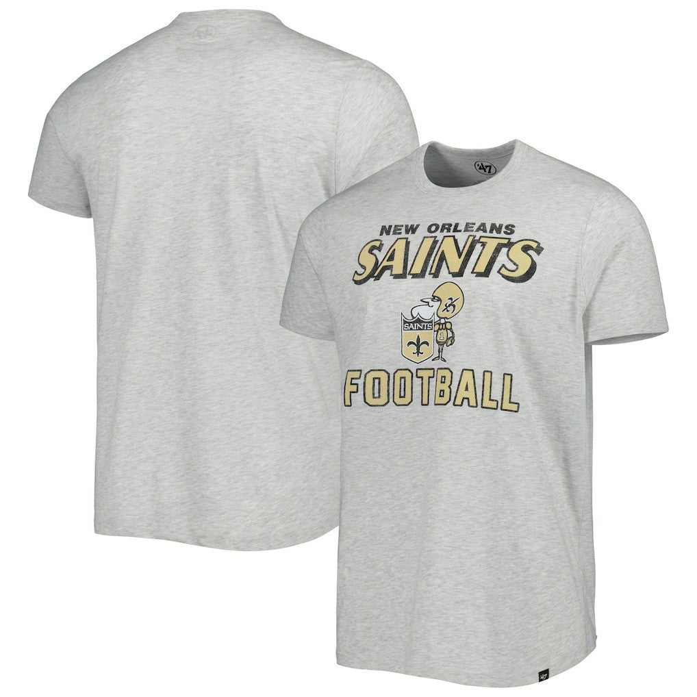 47 brand New Orleans Saints '47 Dozer Franklin Lightweight T-Shirt Gray