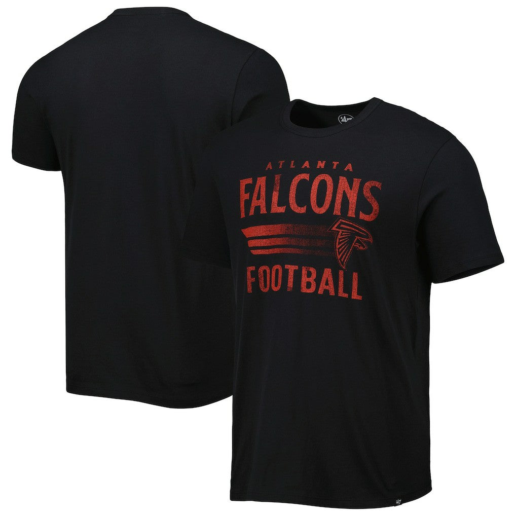 47 brand Atlanta Falcons '47 Wordmark Rider Franklin T-Shirt Black