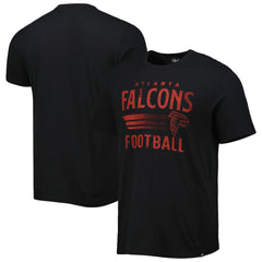 47 brand Atlanta Falcons '47 Wordmark Rider Franklin T-Shirt Black