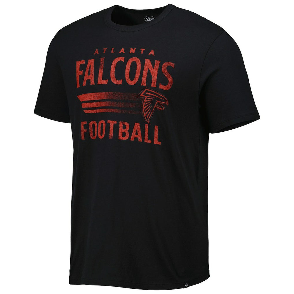 47 brand Atlanta Falcons '47 Wordmark Rider Franklin T-Shirt Black