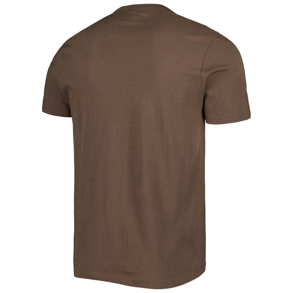 47 brand Cleveland Browns '47 Wordmark Rider Franklin T-Shirt Brown