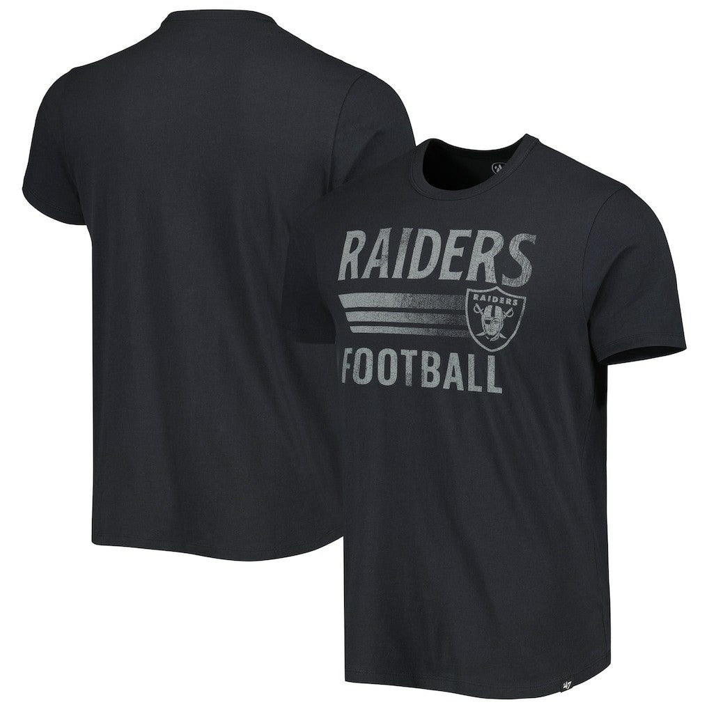47 brand Las Vegas Raiders '47 Wordmark Rider Franklin T-Shirt Black