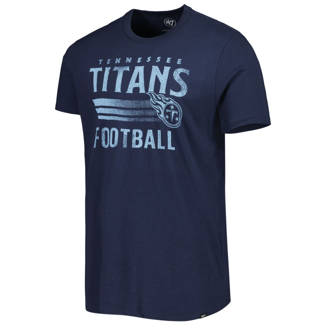 47 brand Tennessee Titans '47 Wordmark Rider Franklin T-Shirt Navy