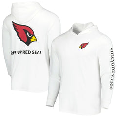 Arizona Cardinals Vineyard Vines Local Long Sleeve Hoodie T-Shirt White