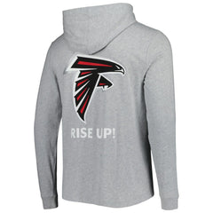 Atlanta Falcons Vineyard Vines Local Long Sleeve Hoodie T-Shirt Heathered Gray