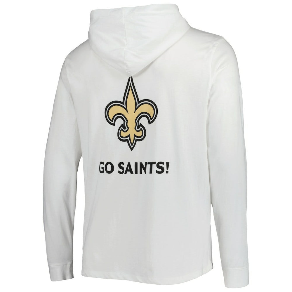 New Orleans Saints Vineyard Vines Local Long Sleeve Hoodie T-Shirt White