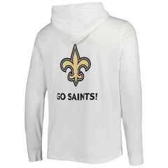New Orleans Saints Vineyard Vines Local Long Sleeve Hoodie T-Shirt White