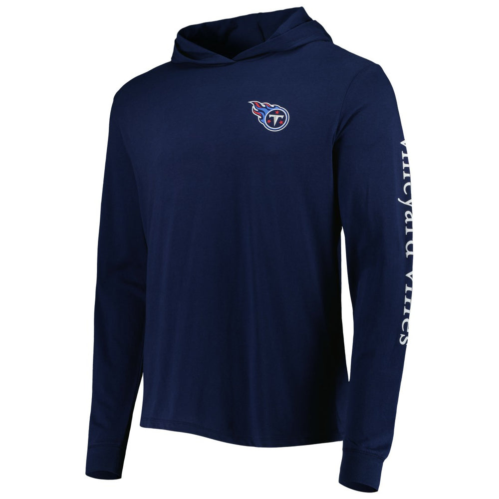 Tennessee Titans Vineyard Vines Local Long Sleeve Hoodie T-Shirt Navy