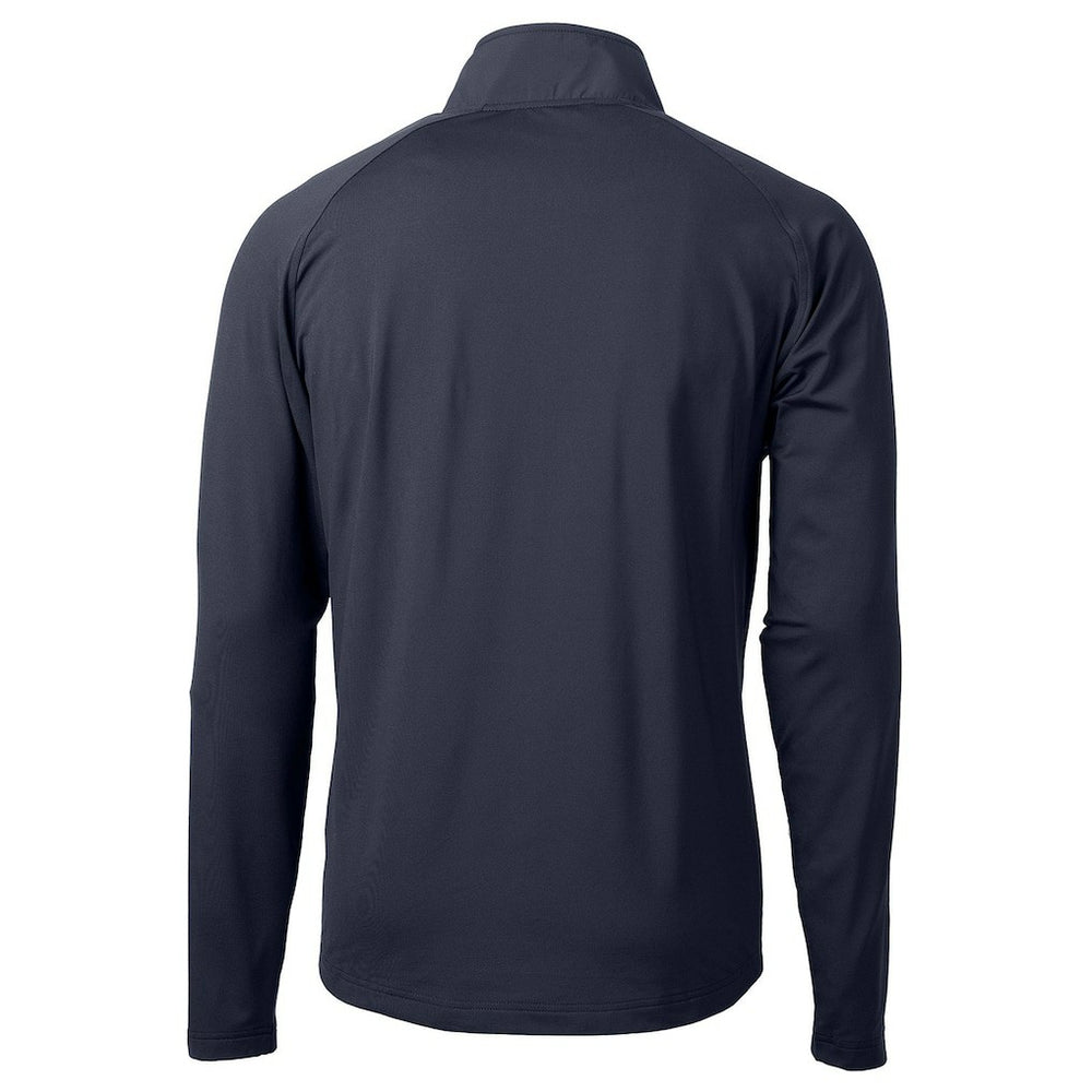 Indianapolis Colts Cutter & Buck Adapt Eco Knit Hybrid Recycled Quarter-Zip Pullover Top Navy