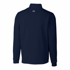 Houston Texans Cutter & Buck Big & Tall Traverse Stretch Quarter-Zip Pullover Top Navy
