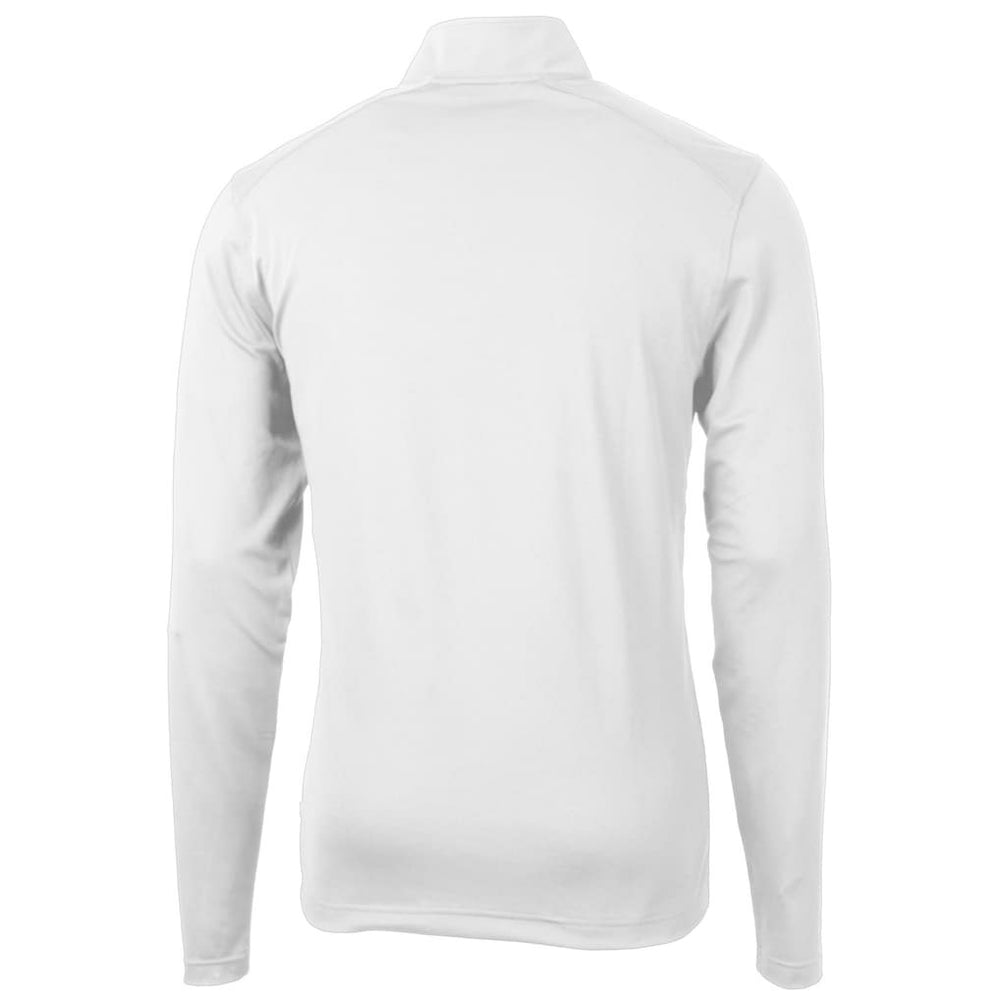 Arizona Cardinals Cutter & Buck Big & Tall Virtue Eco Pique Recycled Quarter-Zip Jacket White