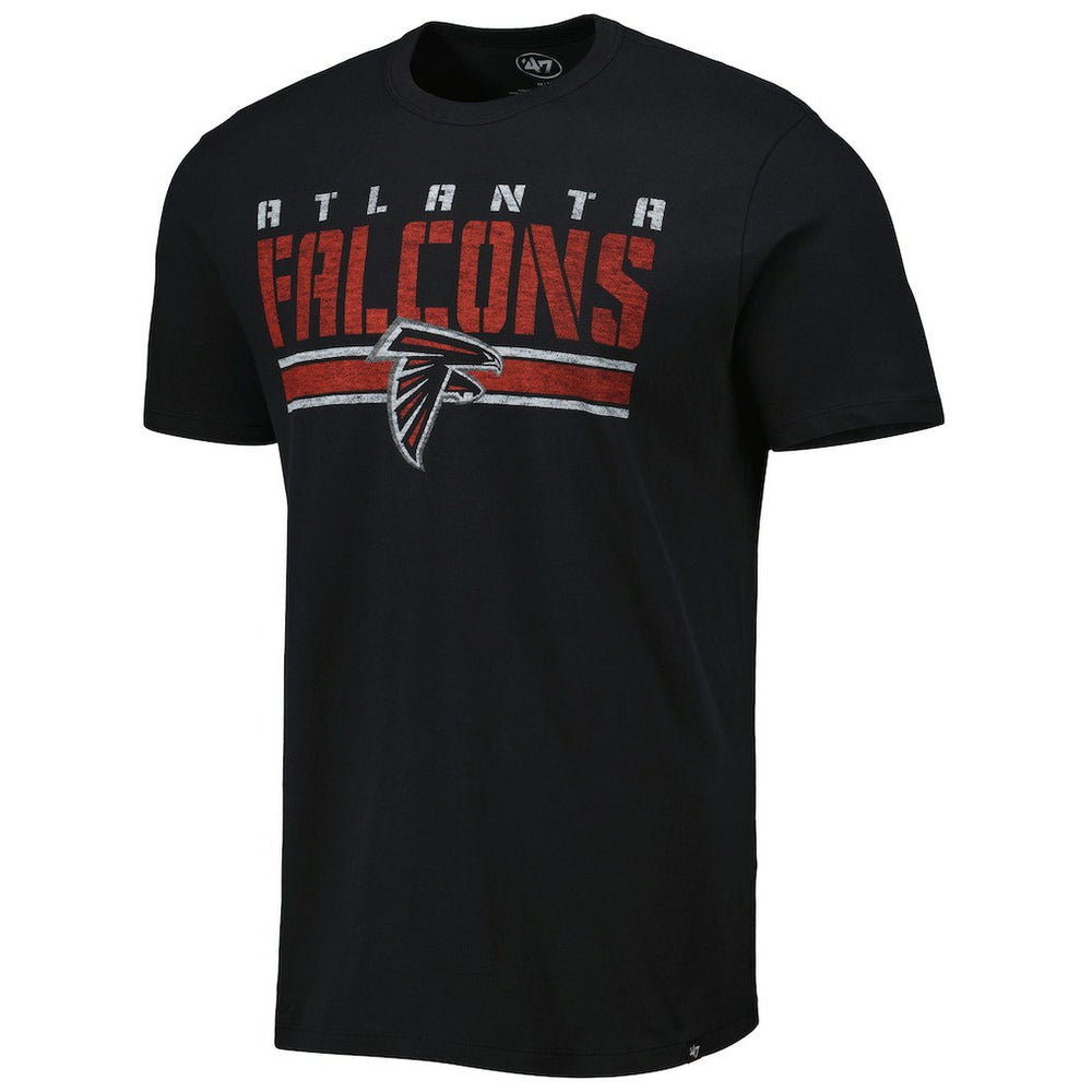 47 brand Atlanta Falcons '47 Team Stripe T-Shirt Black