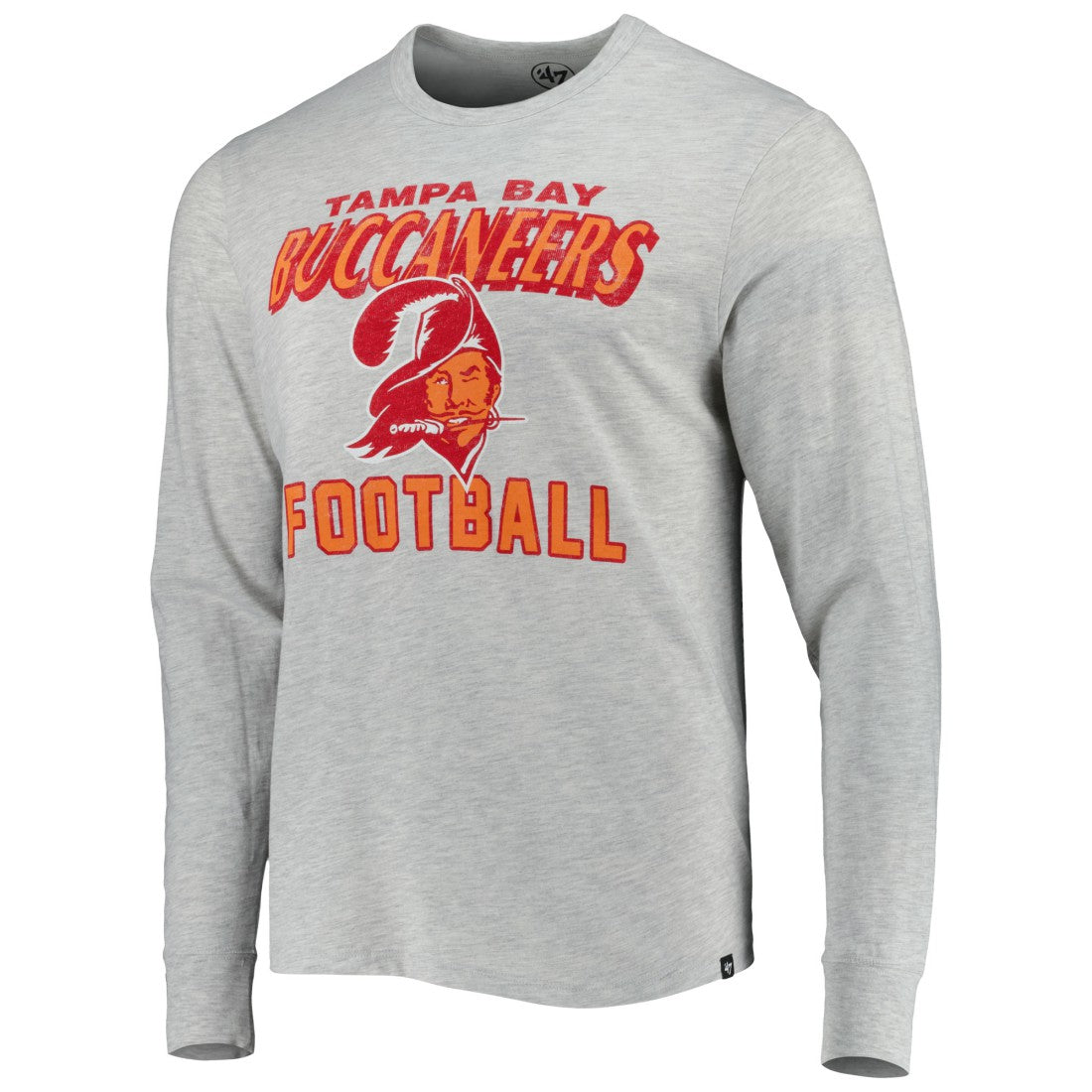 47 brand Tampa Bay Buccaneers '47 Dozer Franklin Long Sleeve T-Shirt Heathered Gray